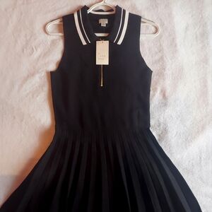 A New Day Black Halter Mini Dress